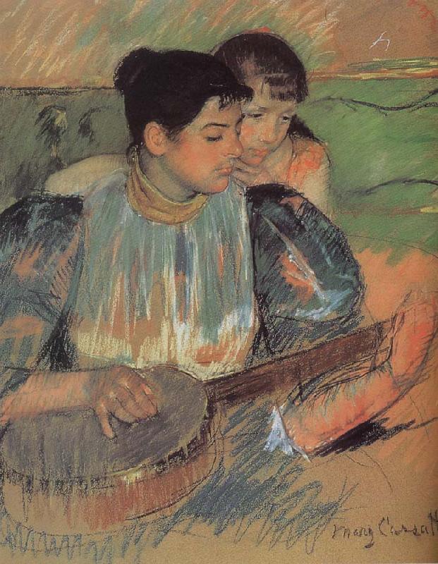 Mary Cassatt Banjo class